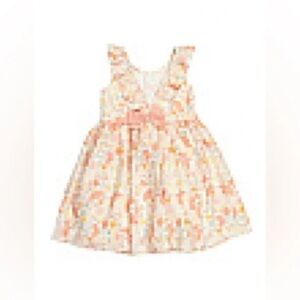 💖 THE PRAIRIE | BY RACHEL ASHWELL Toddler Girls Floral Ruffle Popover Dress 4T